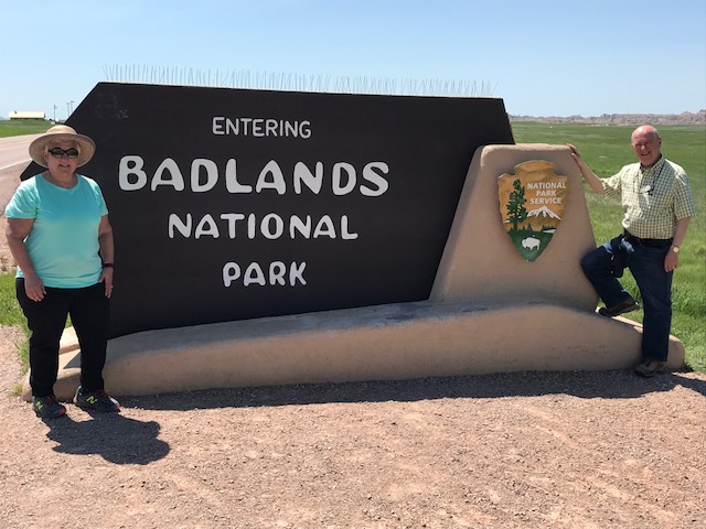 Badlands sign