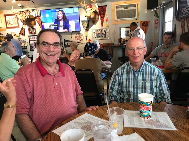 skip and dan at elwoods