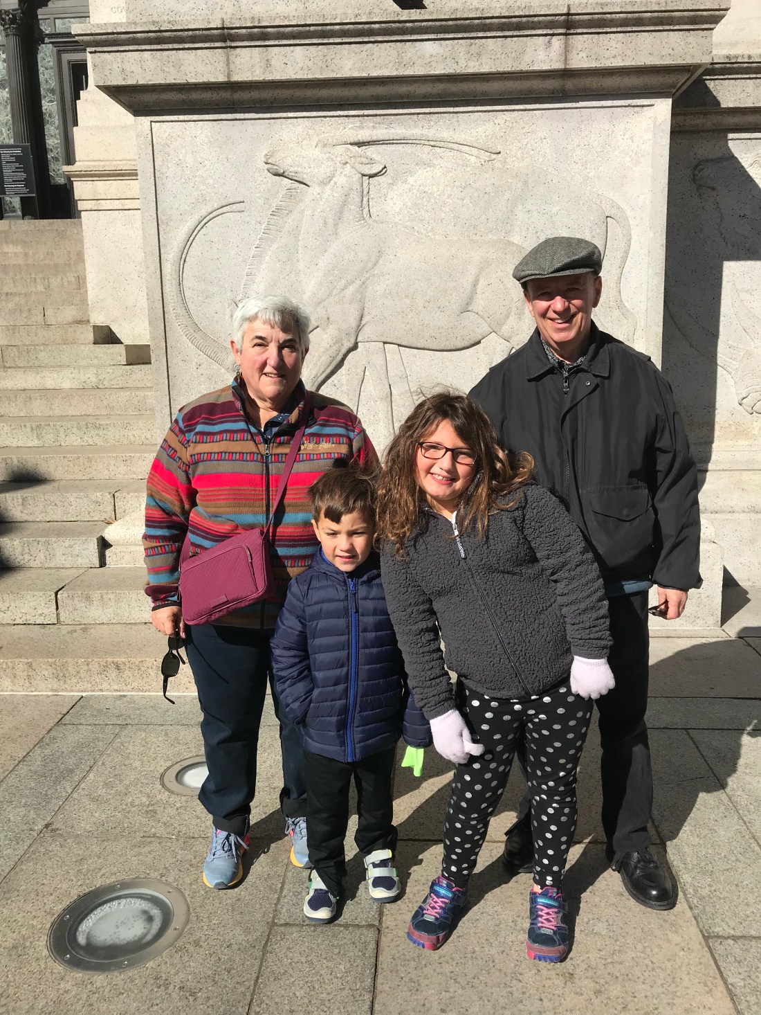 us with kids at Museum